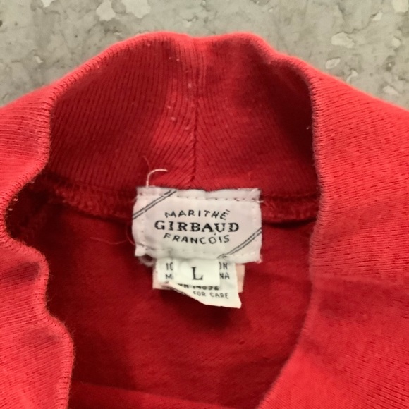 marithe francois girbaud red long sleeve sweater - Picture 8 of 8